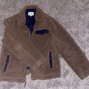 Lined Brown Sherpa